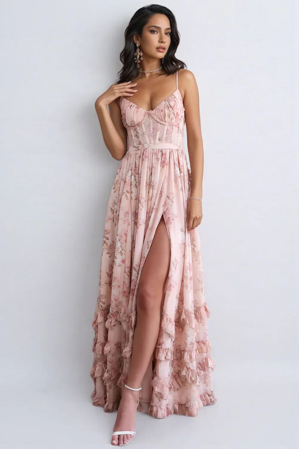 Bella - Fließendes Boho-Maxikleid