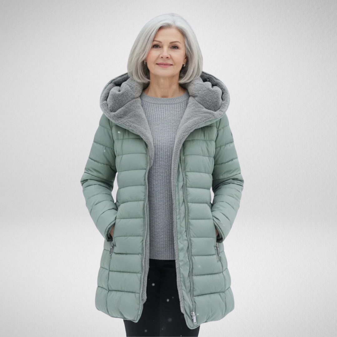 Nicole - Warme Winterjacke mit Kapuze