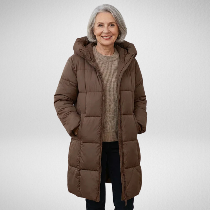 Karyl – Wattierte Winterjacke mit Kapuze