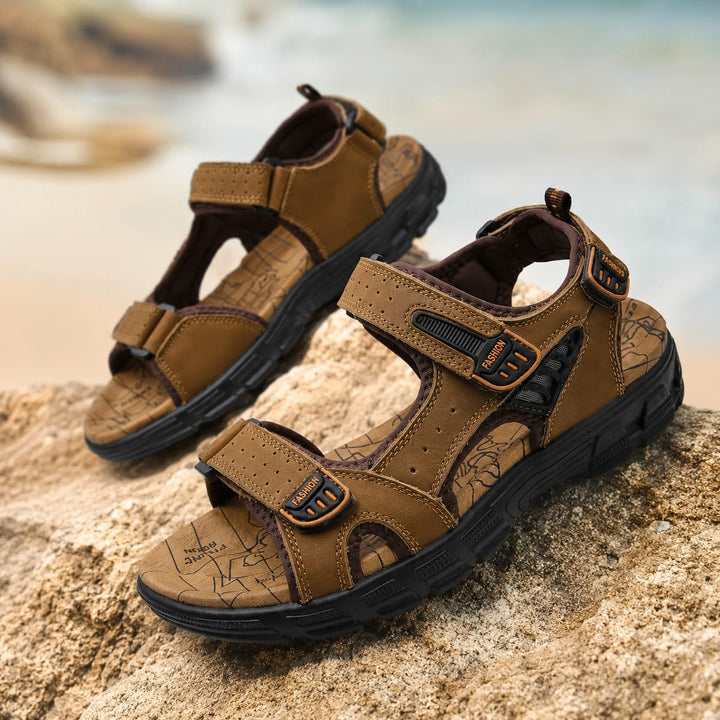 Marcus – Orthopädische Ledersandalen (1 kaufen, 1 gratis dazu)