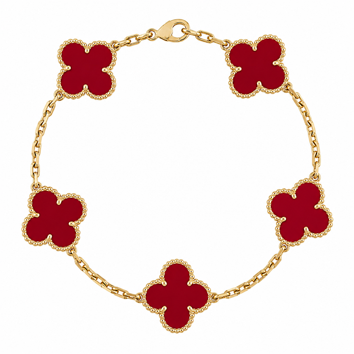 KLEEBLATT | Rotes Armband