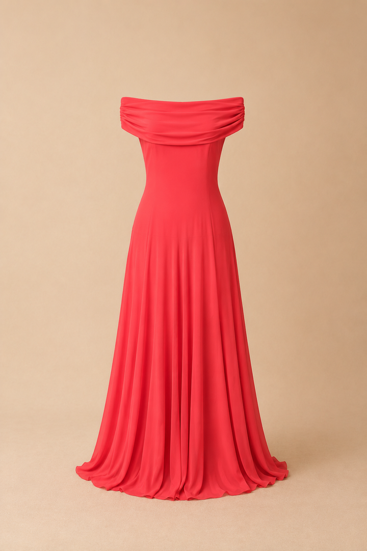 Lanie – Elegantes Plissee-Maxikleid