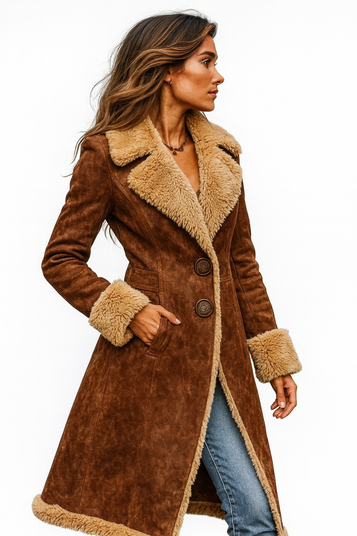 Izzie – Vintage-inspirierter Longmantel