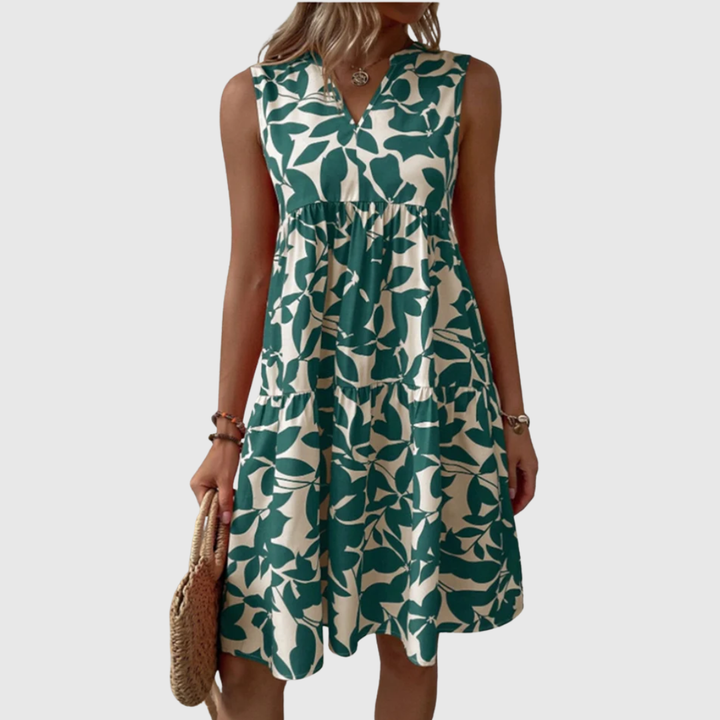 Alyana – Fließendes Midikleid mit Blumenmuster