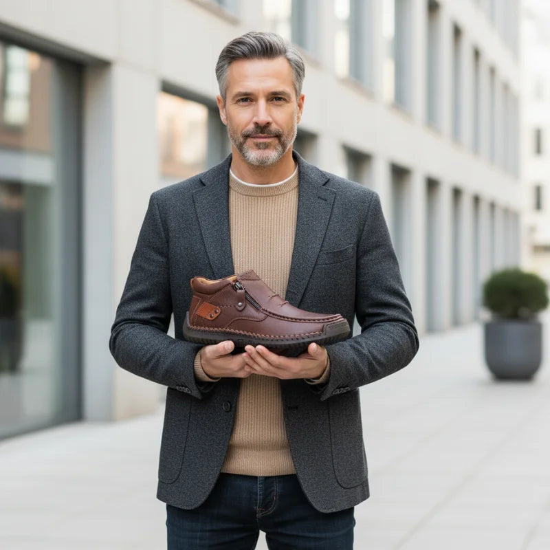 Baron – Handgefertigte Komfortschuhe aus Leder