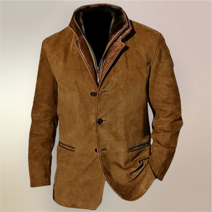 Daniel – Strukturierte Jacke im Vintage-Look