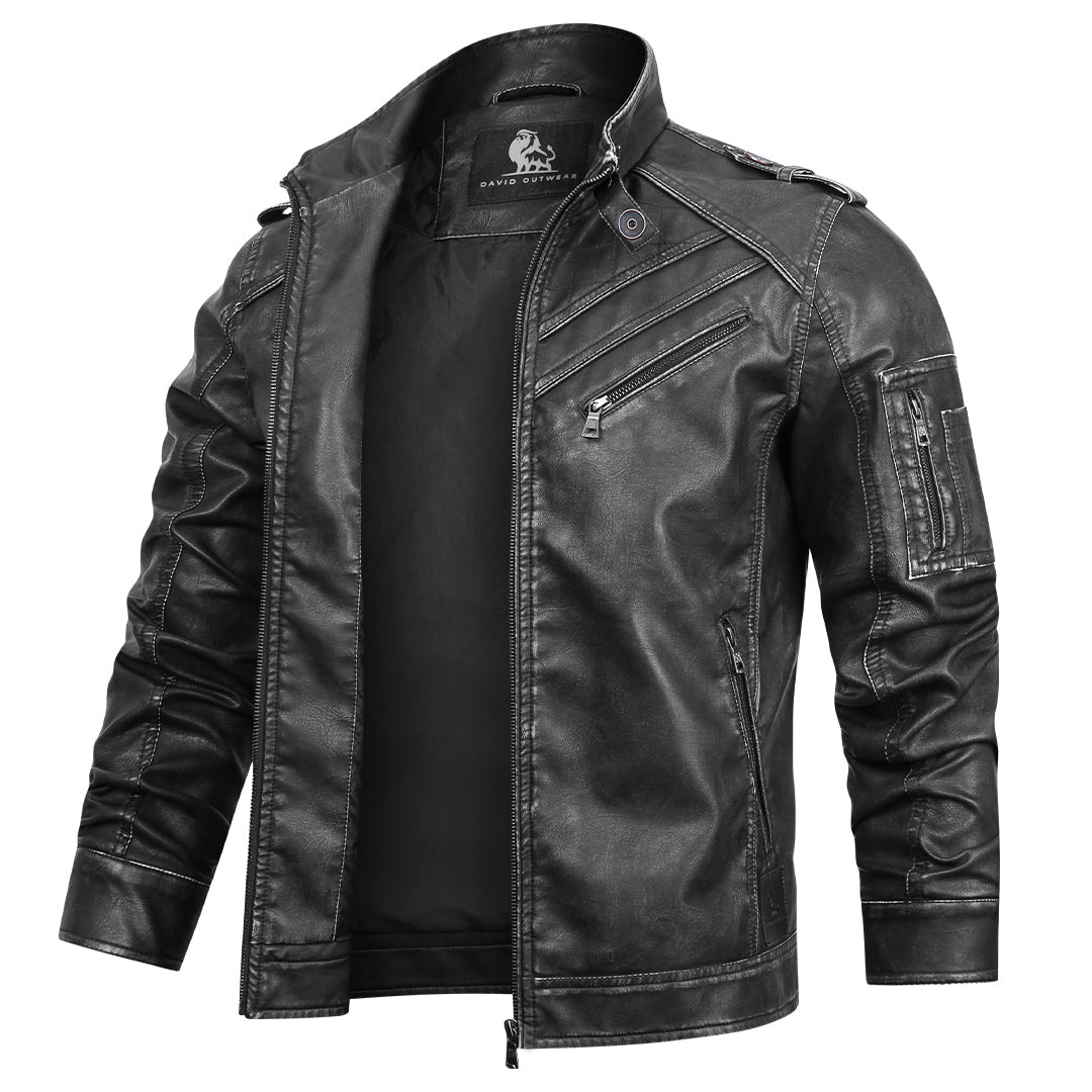 Eugene – Motorrad-Lederjacke