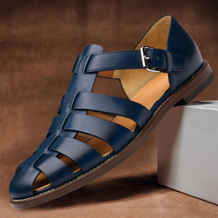 Roman – Bequeme Ledersandalen im Fischer-Stil