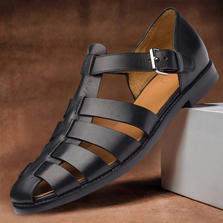 Roman – Bequeme Ledersandalen im Fischer-Stil