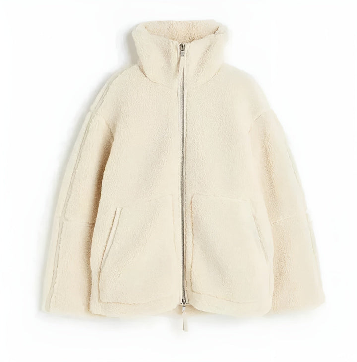 Jacky – Übergroße Teddy-Fleecejacke