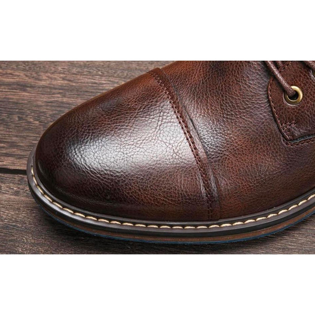 Ethan - Handgefertigte Oxford-Stiefel