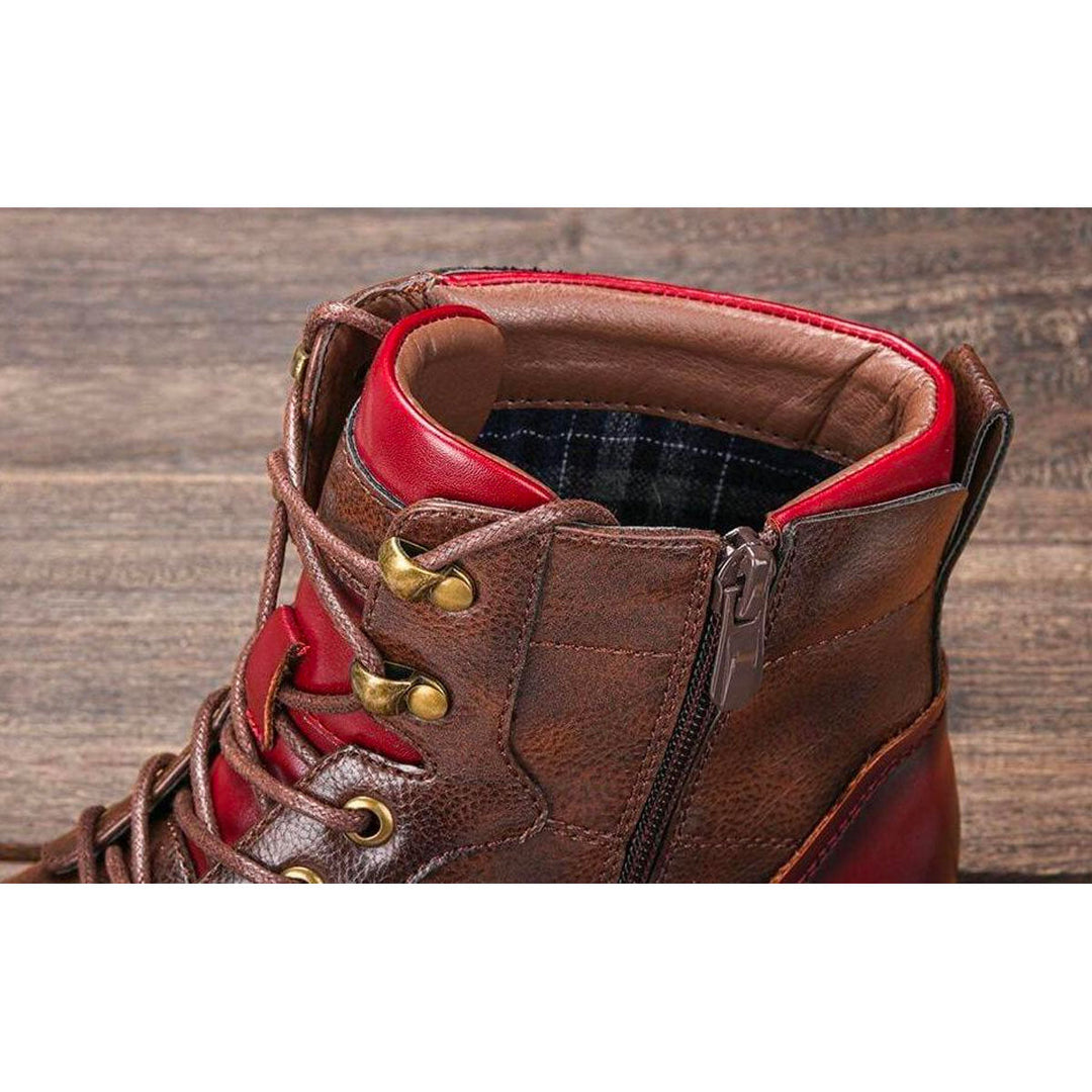 Ethan - Handgefertigte Oxford-Stiefel