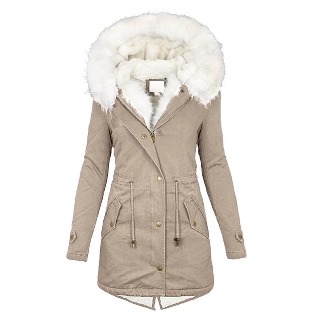 Minna – Wintermantel mit Webpelzfutter