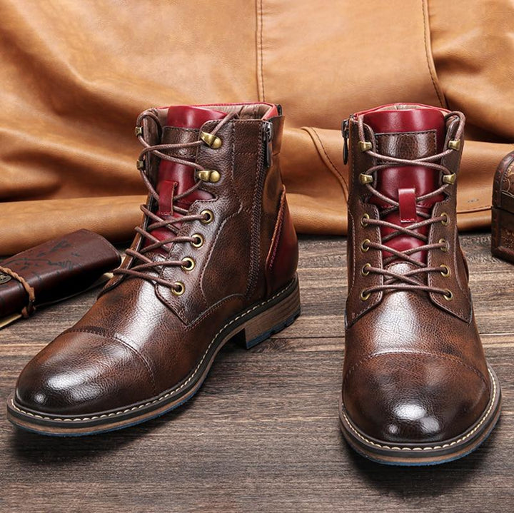 Ethan - Handgefertigte Oxford-Stiefel