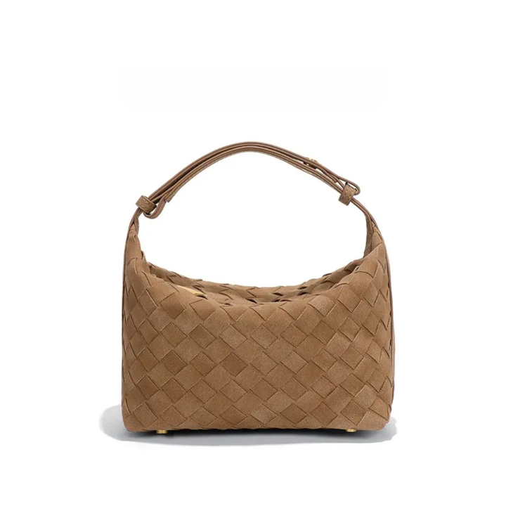 Alva – Strukturierte Handtasche aus mattem Webstoff