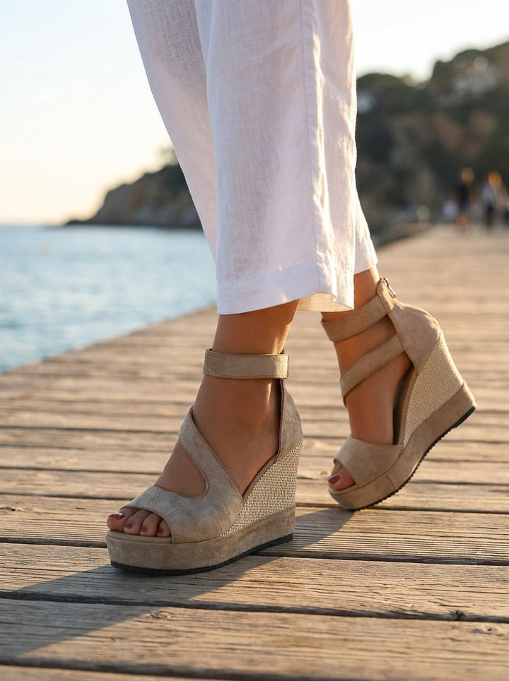 Samy – Espadrille-Keilsandalen
