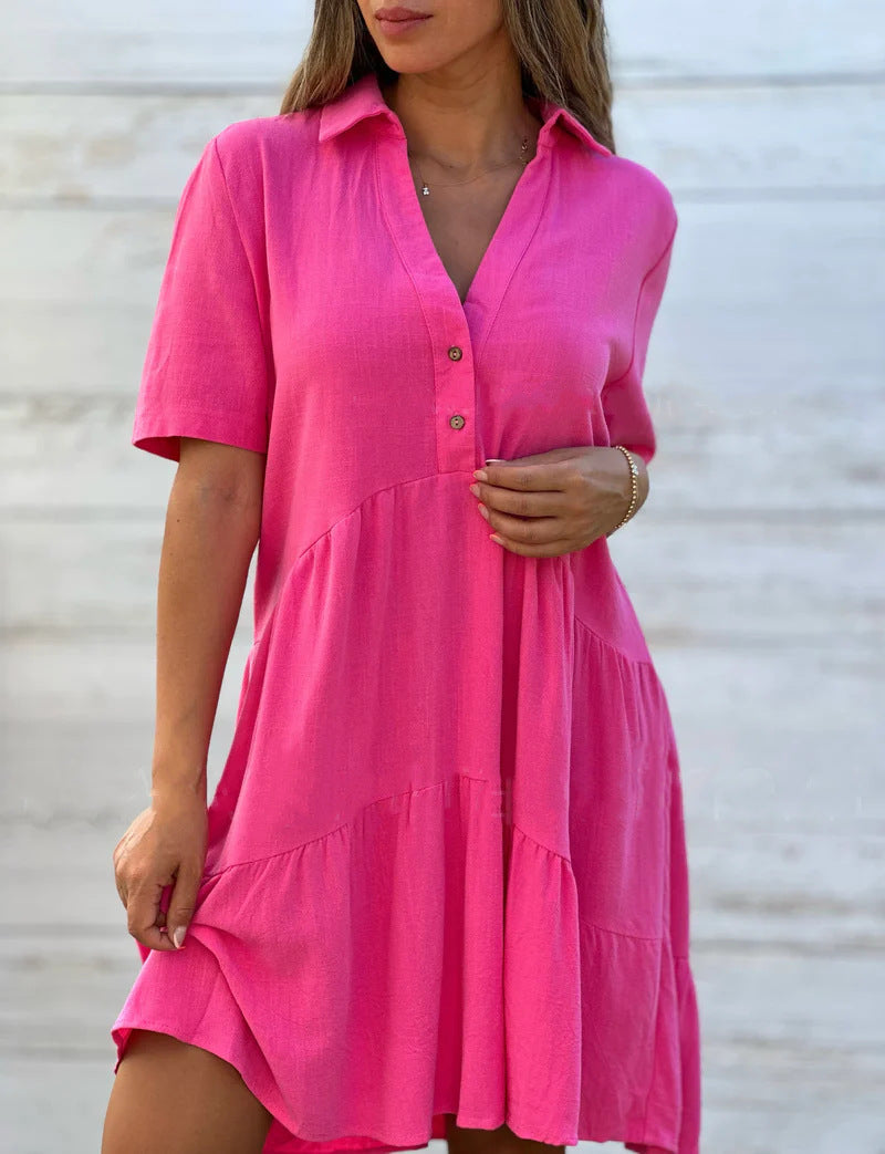 Lena - Lässiges Sommerkleid aus Leinen