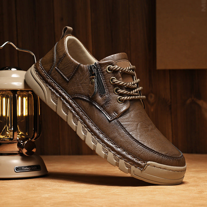 Jensen – Lederschuhe mit seitlichem Reißverschluss
