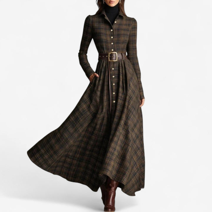 Farrah – Vintage-inspiriertes Maxikleid