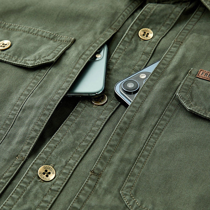 Arman - Schweres Baumwoll-Overshirt
