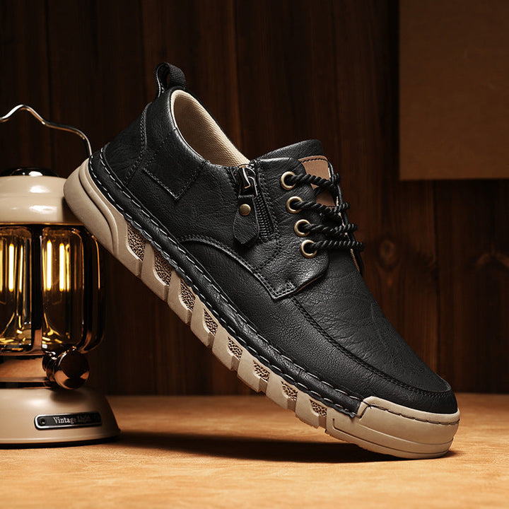 Jensen – Lederschuhe mit seitlichem Reißverschluss