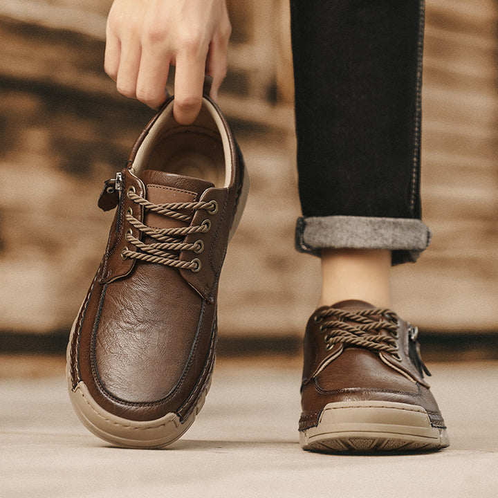 Jensen – Lederschuhe mit seitlichem Reißverschluss