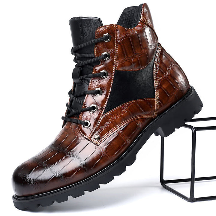 Dante – Stiefel in Krokodillederoptik