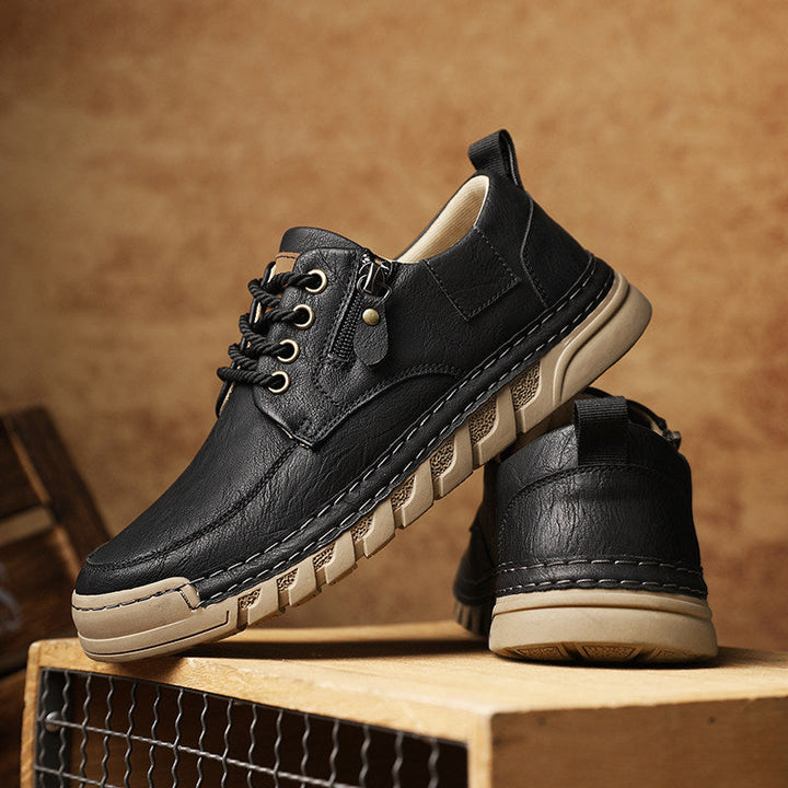 Jensen – Lederschuhe mit seitlichem Reißverschluss