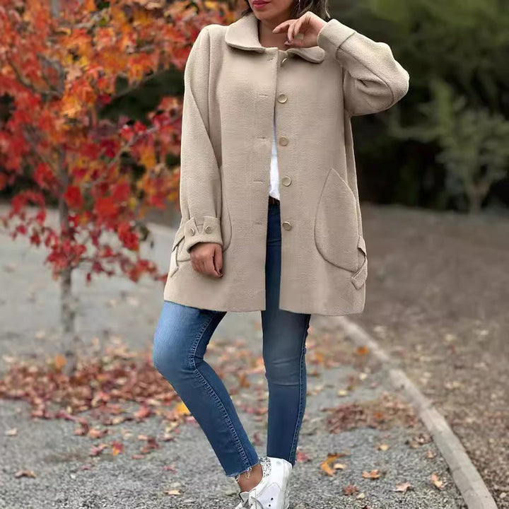 Mariah – Klassischer Oversized-Mantel mit Knopfleiste