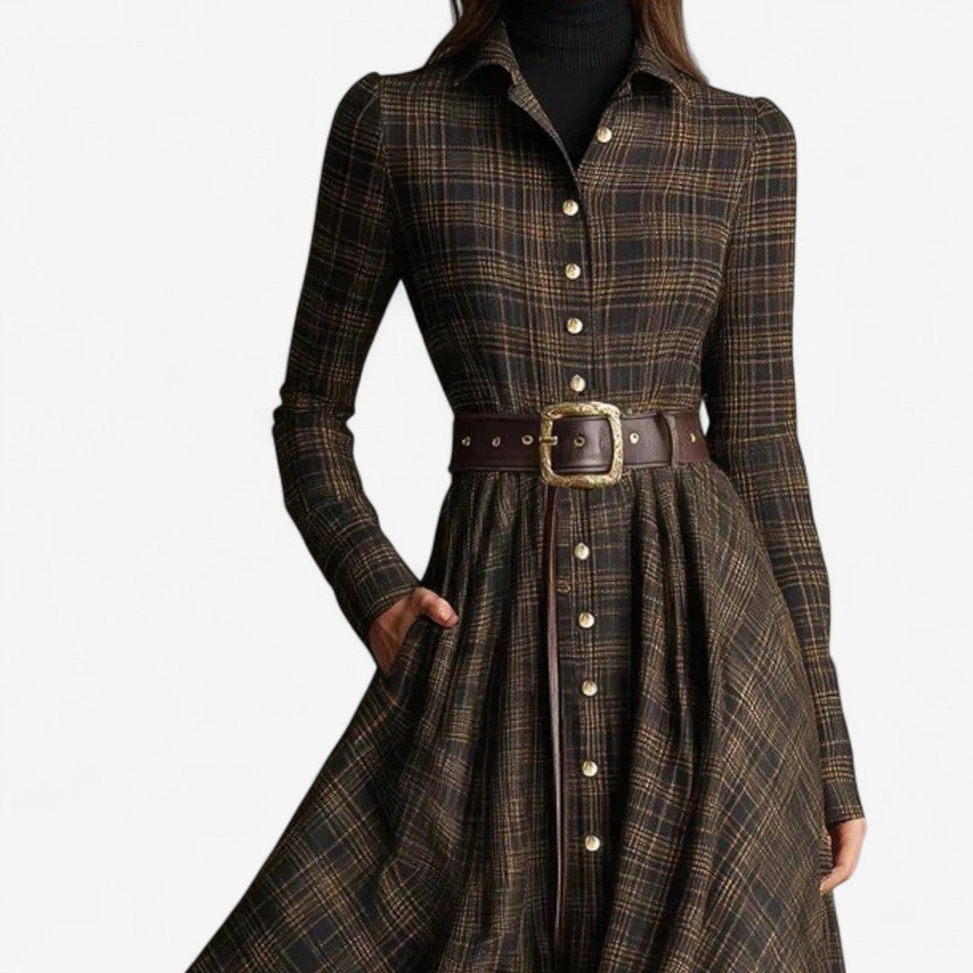 Farrah – Vintage-inspiriertes Maxikleid
