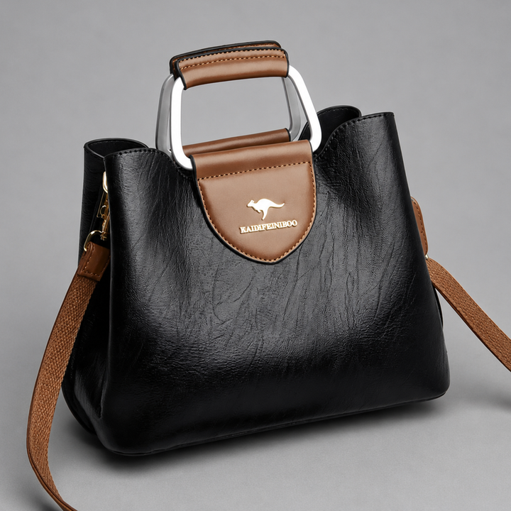 Felizza – Strukturierte Handtasche aus veganem Leder