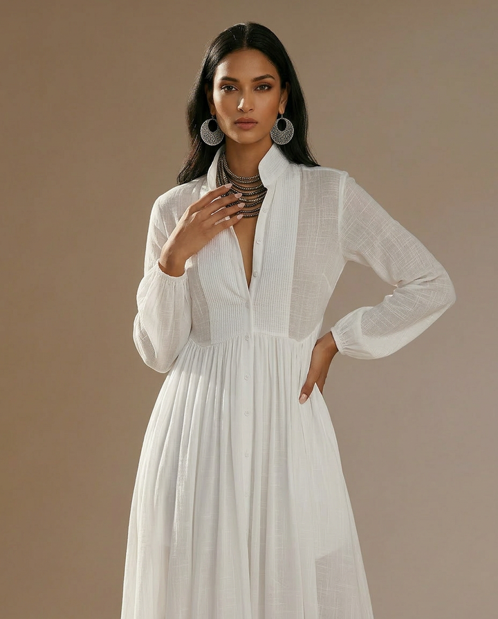 Becky – Modisches Leinen-Maxikleid