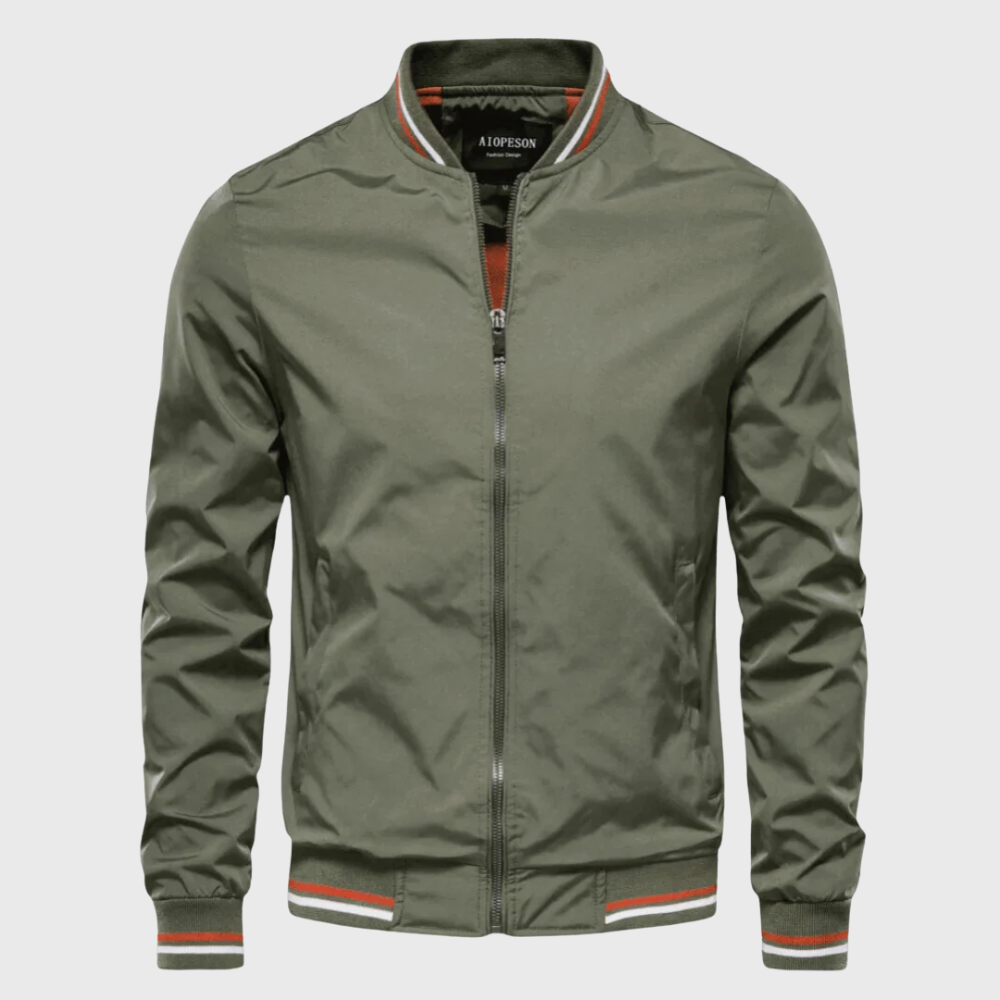 Alden – Klassische Bomberjacke mit edlem Finish