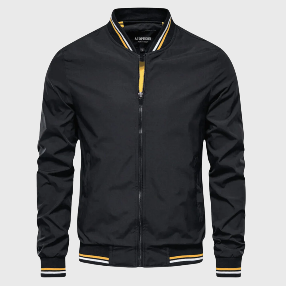 Alden – Klassische Bomberjacke mit edlem Finish