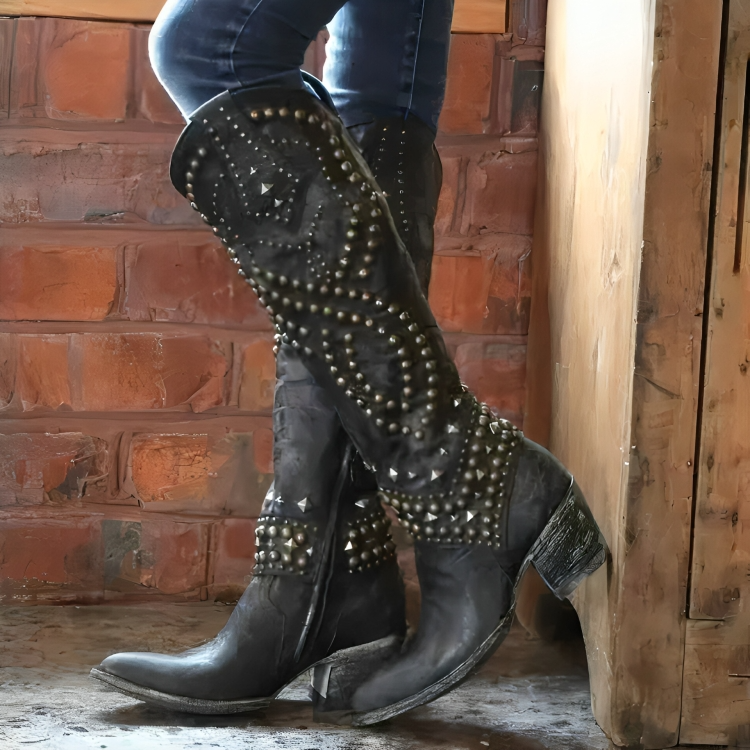 Rufa - Western-Stiefel mit kniehohem Schaft