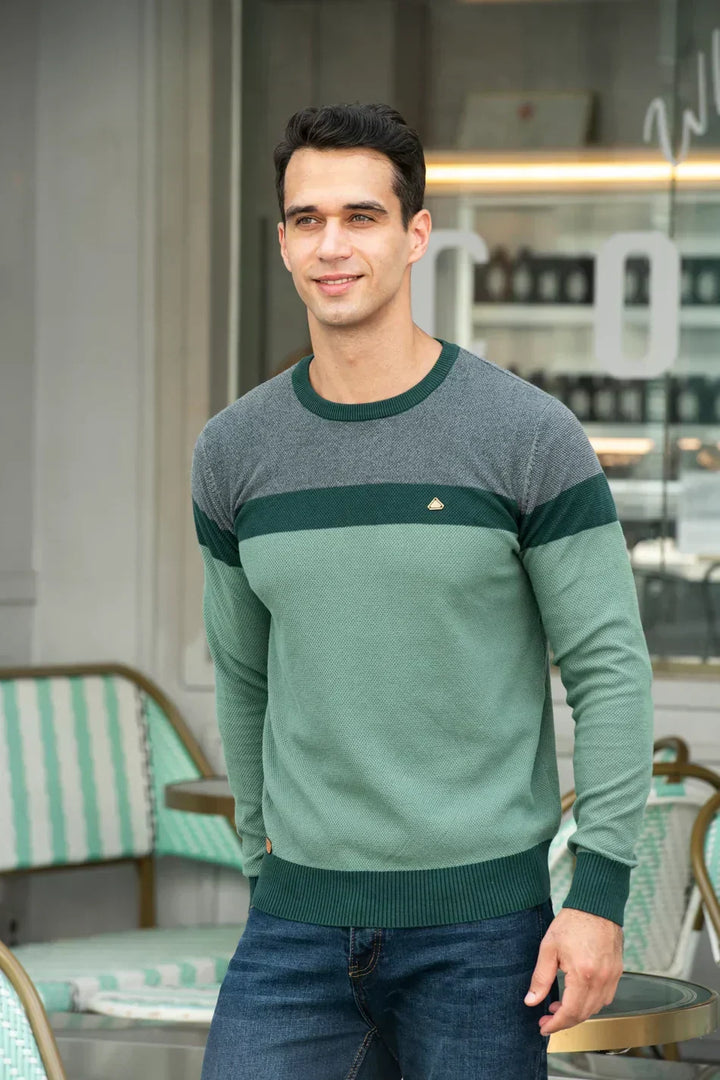 Freddie – Herren-Pullover mit Rundhalsausschnitt