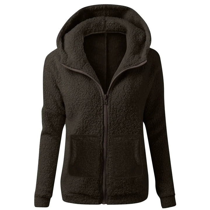 Edith | Damen-Kapuzenpullover aus dickem Fleece