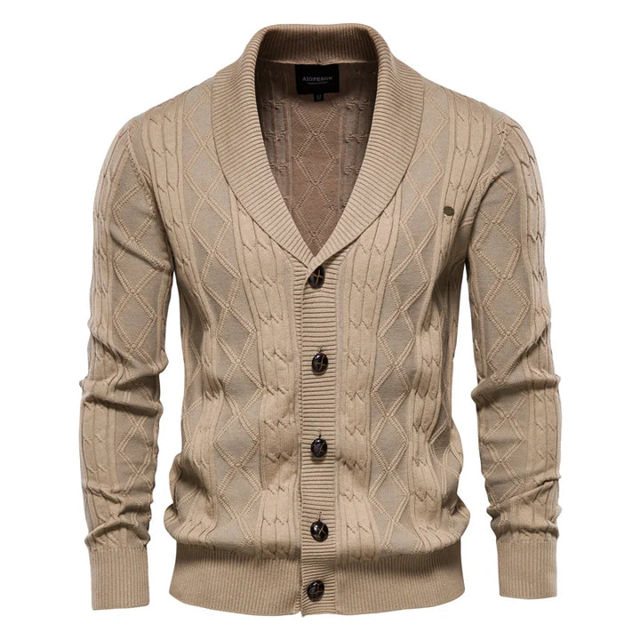 Patrick – Herren-Strickjacke mit Knopfleiste