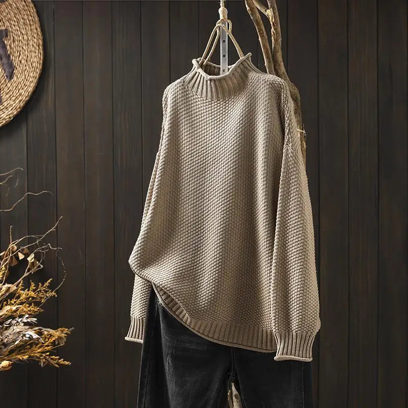 Shiloh – Locker gestrickter Strukturpullover
