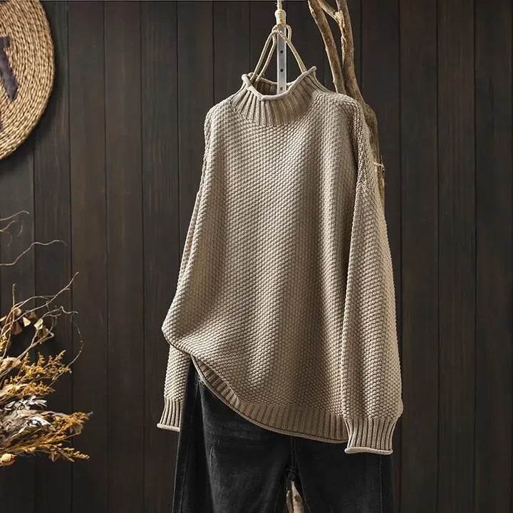 Shiloh – Locker gestrickter Strukturpullover