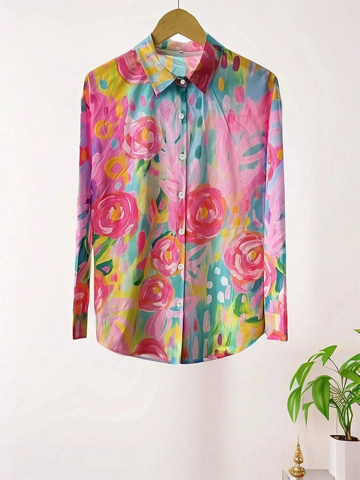 Alerry - Bluse mit farbenfrohem Muster