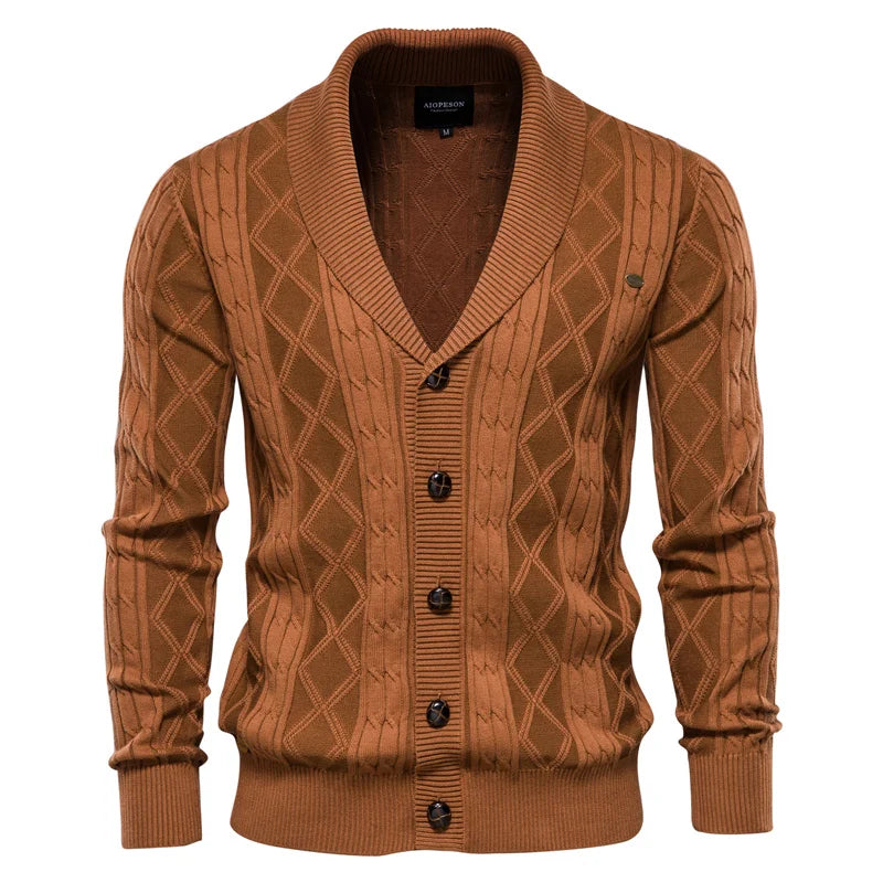 Patrick – Herren-Strickjacke mit Knopfleiste