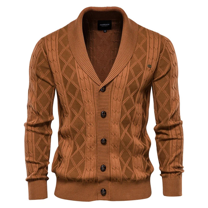 Patrick – Herren-Strickjacke mit Knopfleiste