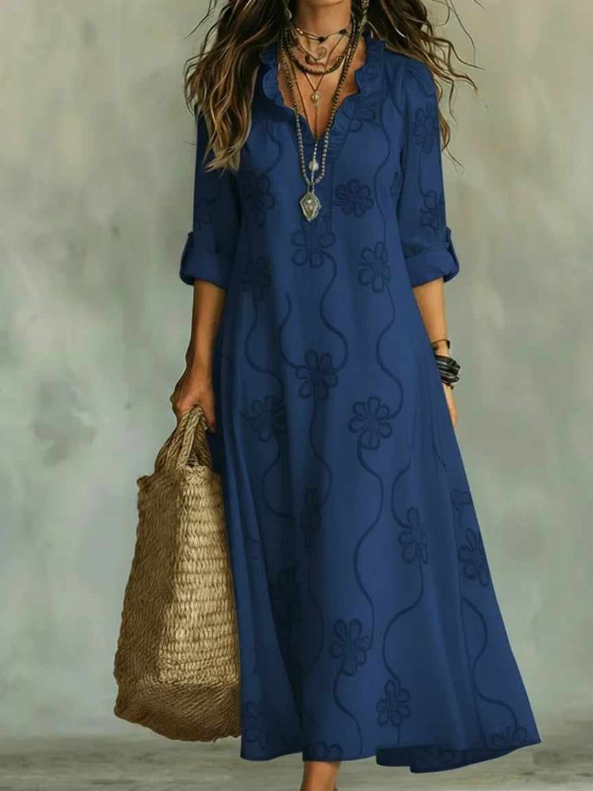 Likka – Blumen-Maxikleid