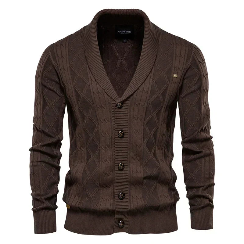 Patrick – Herren-Strickjacke mit Knopfleiste
