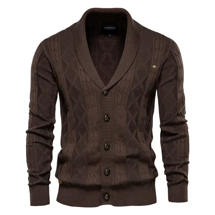 Patrick – Herren-Strickjacke mit Knopfleiste