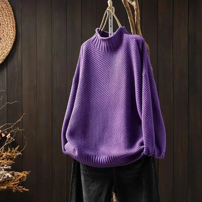 Shiloh – Locker gestrickter Strukturpullover