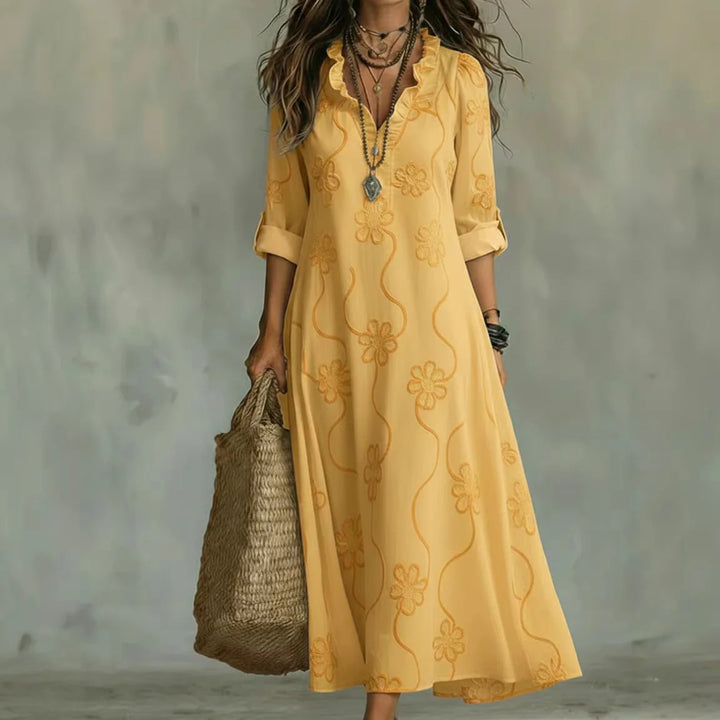 Likka – Blumen-Maxikleid