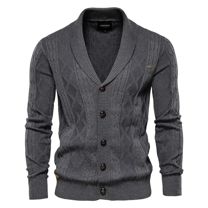 Patrick – Herren-Strickjacke mit Knopfleiste