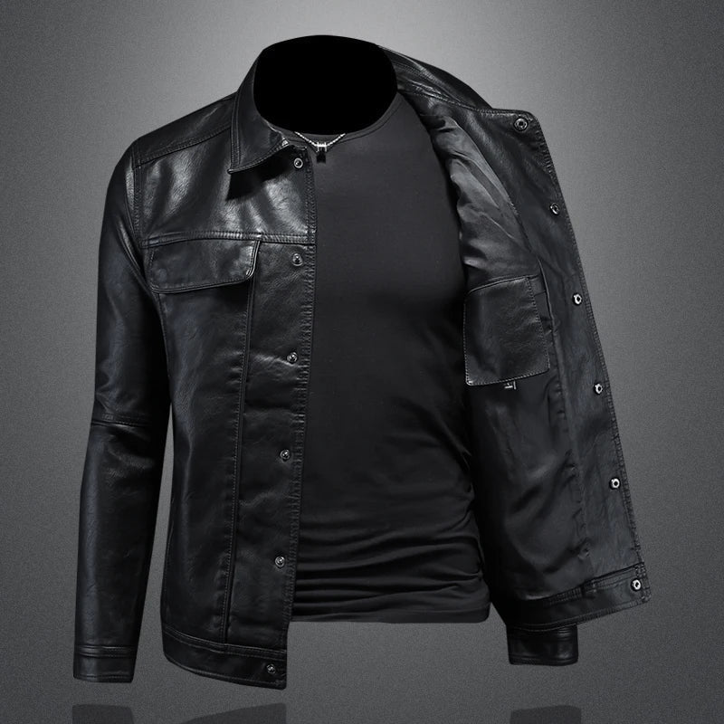 Micheal – Biker-Lederjacke mit rustikalem Charme
